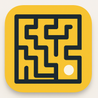 Esta aplicación es un divertido y entretenido juego de laberintos. ¡Recorre laberintos generados aleatoriamente en cualquiera de los cuatro niveles de dificultad!  This app is a fun and entertaining maze game. Navigate through randomly generated mazes, at any of four difficulty levels!