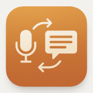 Esta aplicación es un convertidor de texto a voz y de voz a texto. Funciona en inglés y español. Si quieres convertir de texto a voz, puedes escribir el texto o subirlo desde un archivo; si quieres convertir de voz a texto, debes grabar tu voz.